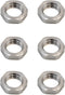 EQUIPTAC Jam Nut 1/2x28 or 5/8x24 Steel 6 Pcs