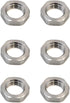EQUIPTAC Jam Nut 1/2x28 or 5/8x24 Steel 6 Pcs