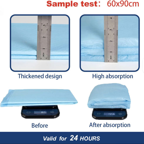 Generic 6-Layer 20, Count) Dog Pee Pads , Ultra Absorbent Puppy Training Pads, Bed Pads, Changing Pads M-L XL