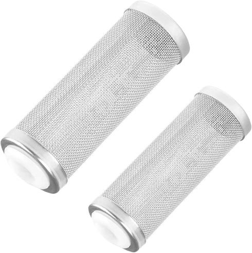 baoauh Aquarium Stainless Steel Mesh Filter Guard 10pcs Fish Tank Filter Stainless Steel