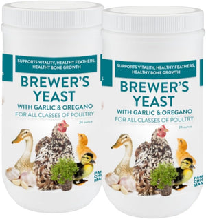 Brewer's Yeast for Ducks & Chickens with Garlic & Dried Oregano (24