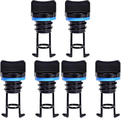 Kayak Drain Plug, 6 Pcs Kayak Plug, Scupper Stopper Hole Plug, Marine Boat Plugs, Nylon Drain Plug Kayaking Accessories