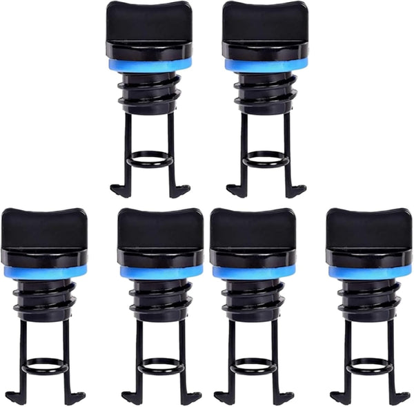 Kayak Drain Plug, 6 Pcs Kayak Plug, Scupper Stopper Hole Plug, Marine Boat Plugs, Nylon Drain Plug Kayaking Accessories