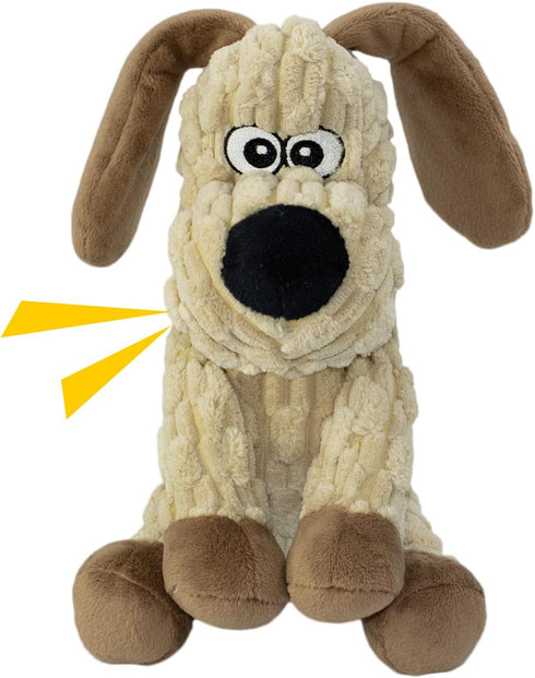 MeetYooo Squeaky Stuffed Dog Toys, Chew Toy for Large Medium Small Breeds, Plush