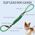 MayPaw Slip Lead Control Leash for Dogs No Pull, 13+ Colors Classic Dog Leash 7FT Pet Slip Leash, 1/4” Rope Leash for Small Medium Animals dark green