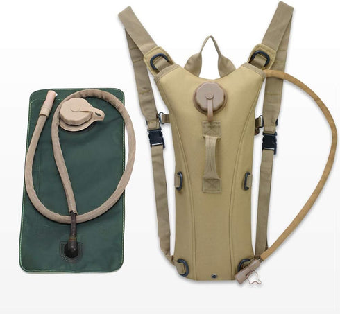 Tactical Hydration Pack - Water Rucksack Backpack with 3L BPA Free Bladder for Cycling, Hiking, Outdoor Camping