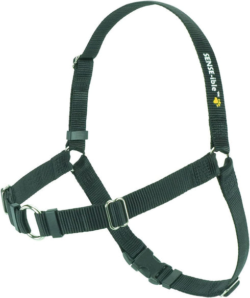 Sense-ible No-Pull Dog Harness, Black, Small