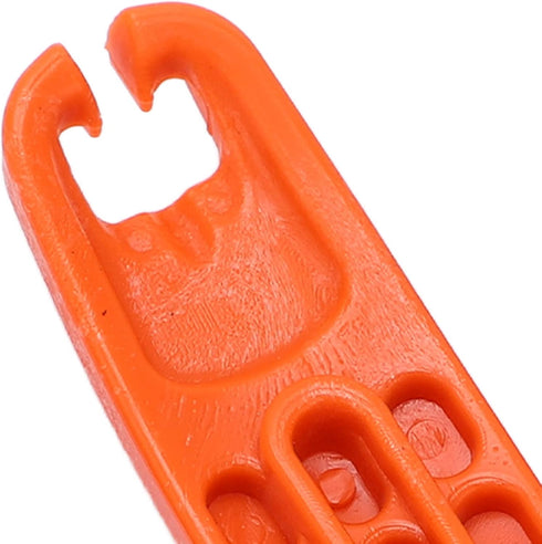 VBESTLIFE Bike Tire Levers, 3Pcs High Strength Ergonomic Bike Tire Removal Tools for Road Bike Mountain Bike Tires Orange