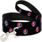 Buckle-Down Pet Leash - Steal Your Face Repeat Black/Color, 4 Feet Long, 1" Wide
