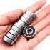 Wellgo 608-2RS Ball Bearings, Double Rubber Sealed Miniature Deep Groove Bearings, 10pcs for Skateboards