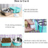 Dog Crate Bowl for Cage, 2PCS Detachable Stainless Steel Pet Food Bowls, Hanging Anti-overturning Water Feeder Container
