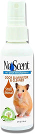 No Scent Small Animal Guinea Pig Cage Cleaner, Hamster & Rabbit Habitat Pet Odor Spray (2 Fl Oz)