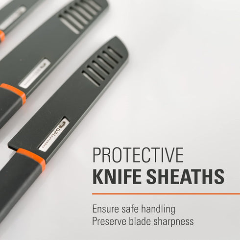 GSI Outdoors Santoku Knife Set for Camping, Grey