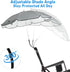 Fevbcnrj Chair Canopy Umbrella Compatible with GCI - Sunshade Attachment, Portable Umbrella for Beach Chair