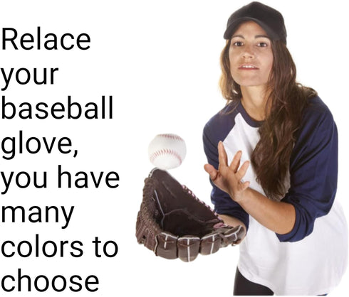 TOFL Softball and Baseball Glove Laces for Mitt Repair - Leather Laces No Lacing Needle