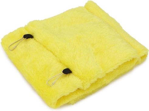 Wontee Bird Parrot Plush Hammock, Dual Layer Nest Shed for Parrot, Macaw, Budgies, Cockatiels (S, Yellow)