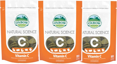 60 count 3 Pack Oxbow Natural Science Small Animal Vitamin C Supplement