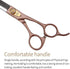 Fenice Peak Professional Thinning Scissors for Dog Cat, 7/7.5'', 440C Stainless Steel, 50/56 Teeth
