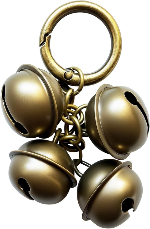 AYECEHI 2 8 Dog Collar Bell for Pet Tracking Strings in Pieces Pet Bells for Collar Loud Brass Cat Bells for Collar