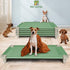 Acrimet Cooling Elevated Pet Dog Bed Cot, Washable Breathable Mesh Fabric, Stainless Steel Frame, Indoor & Outdoor,