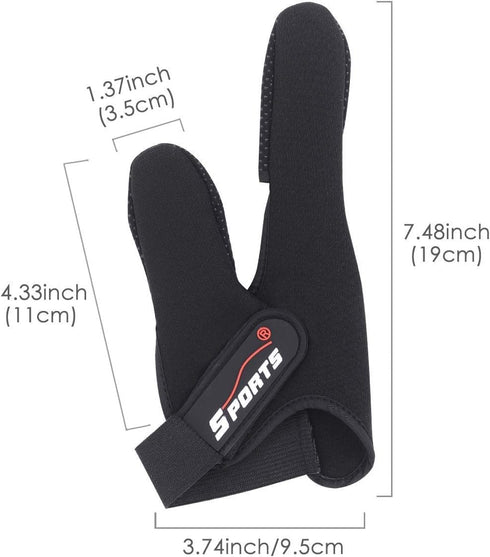 Professional Thumb and Index Finger Glove for Fishing - Anti-Slip, Anti-Scratch Protection