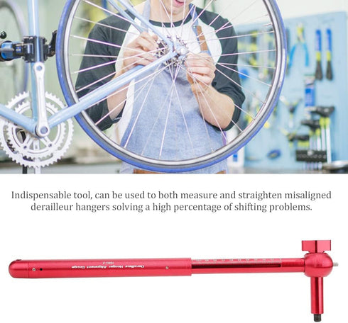 VBESTLIFE Bike Derailleur Alignment Tool, Compact Telescopic Gauge for Mountain Bicycle