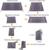 REDCAMP Waterproof Camping Tent Tarp, 55"x83", Multifunctional Tent Footprint for Camping and Hiking