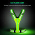 LED Reflective Vest Running Gear, Light Up Rechargeable Safety Night Running Gear for Walking, Running, Cycling