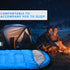 Portable Waterproof Camping Sleeping Bags for Adults and Kids, Lightweight 4 Seasons for Indoor Outdoor Use