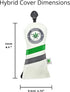 Foretra Limited Edition Herbal Accuracy Hybrid Headcover, Tour Quality Golf Club Cover
