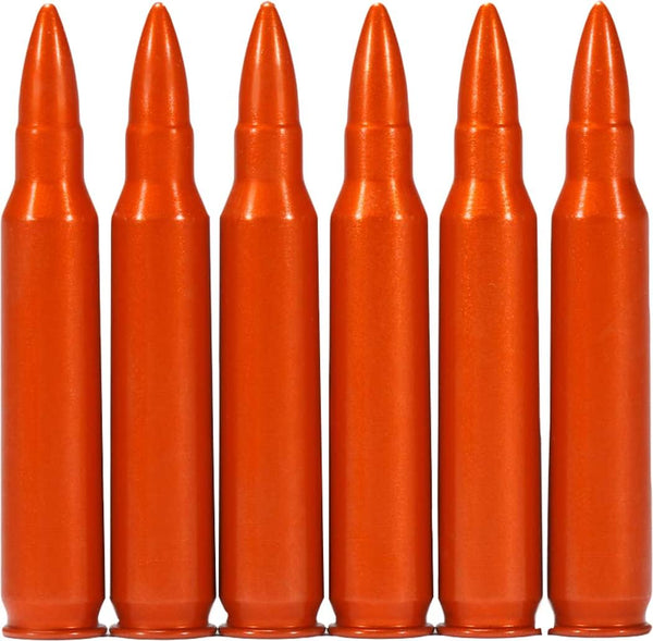 A-ZOOM 223 REM SNAP Cap, Orange, 6PK