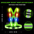LED Reflective Vest, USB Rechargeable Night Reflective Vest Gear with Safety Lights and Adjustable Size for Men Women