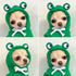XIAOYU Pet Clothes Dog Hoodies, Warm Sweatshirt Coat for Puppy Autumn Winter, Jumpsuit with Eye Hood, Frog, XXL