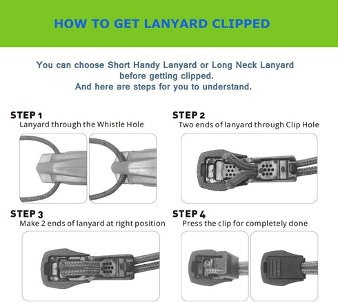 HEIMDALL Emergency Whistle with Lanyard for Safety in Boating, Camping, Hiking, Hunting, Rescue Signaling