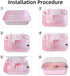 Set Hamiledyi Dwarf Hamster Cage Clear Plastic Small Hamster Cage Portable Carrier with Water Bottle Exercise Wheel