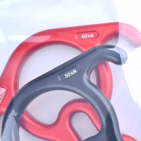 TRIWONDER 35KN 50KN Aluminum Climb Figure 8 Descender Rigging Plate for Rock Climbing Rescue