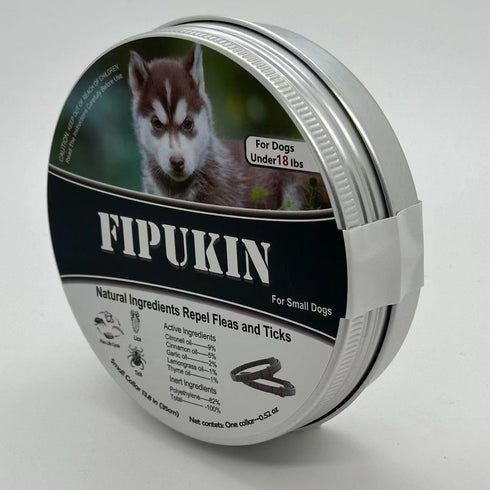Natural Ingredients Flea Collar for Small Dogs - Safe and Effective Waterproof Flea and Tick Collar, 2-Pack