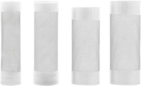 baoauh Aquarium Stainless Steel Mesh Filter Guard 3pcs Aquarium Filter Stainless Steel Inlet