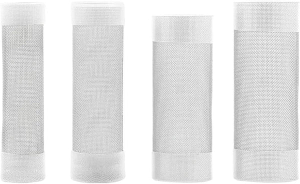 baoauh Aquarium Stainless Steel Mesh Filter Guard 3pcs Aquarium Filter Stainless Steel Inlet