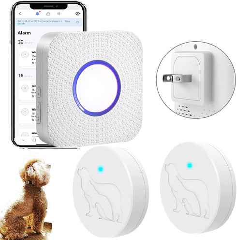 EverNary Dog Door Bell for Potty Training, WiFi Doggie Door Bell,Smart Wireless