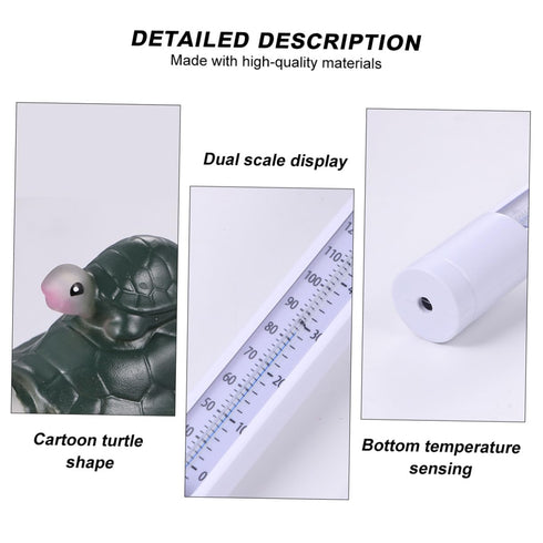 Swimming 0-50c, BESTonZON Floating Pool Thermometer Turtle Shape for Pools and Hot Tubs, Waterproof Water Temperature