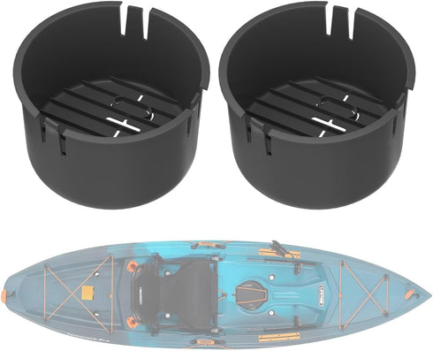 Kayaks Storage Bucket Container for Lifetime Kayak Storage, Fits Hatch Opening 6 7/8" - 2 Pack