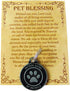 Westman Works St Francis Medal Set for Dogs Collar Pendant with Pet Prayer Gift Boxed