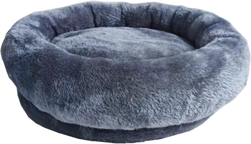 Cat Tree Tower Accessories Replacement Parts Round Top Cushion Cover Bed for Cat Perch with Elastic Band (15.7", Grey)