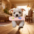 2 PCS Dog Teething Toys, Remote Control Shape Teether for Dog Training and Cleaning Teeth, Interactive Dog Toys for