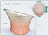Raised Tilted Ceramic Cat Food Bowl, Cute Pink Fish Shape Elevated Dish for Kitty Feeding, Anti Vomiting