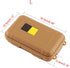 Yosoo Outdoor Waterproof Airtight Survival Storage Case Container Fishing Carry Box (Mud Color, S)