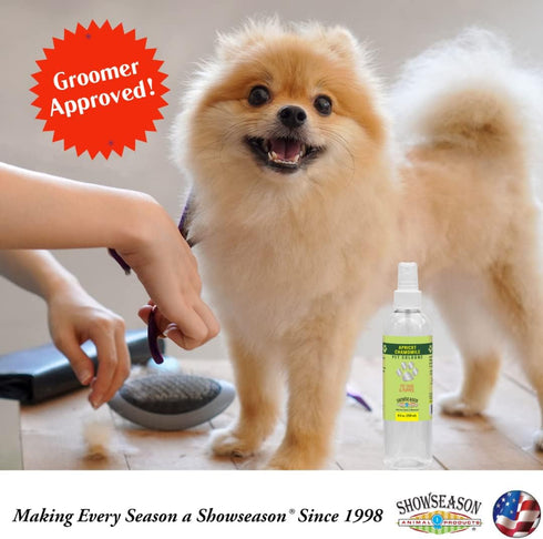8.5 oz Showseason Toasted Almond Pet Cologne For Dogs | Long-Lasting Odor Eliminator | Cruelty-Free | Paraben-Free |