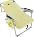 Backpack 5 220lbs,Yellow Low Back Aluminum Beach Chair, Beach Chair for Adults,Heavy Duty Folding Positions Beach Chair