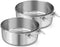 Stainless Steel Dog Bowl, Hanging Food Water Bowl for Dogs, Cats, Rabbits, Birds, Small Animals (X-Large, 2pcs)